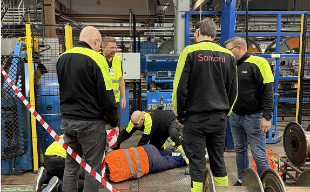 CPR training at Nexans