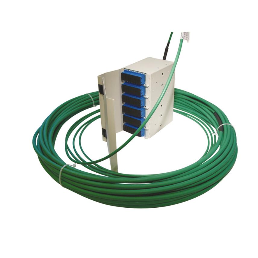 N3S Preterminated fibre optic subrack with cable