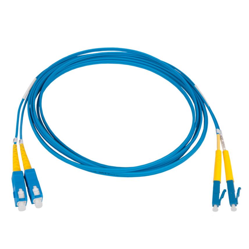 Patch cord 2SM SC/UPC-LC/UPC 8m, Blue