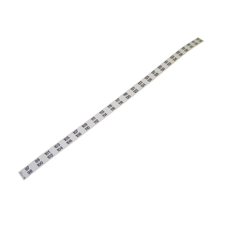 Paneletikett KB 112/401, 97-144 dubbel