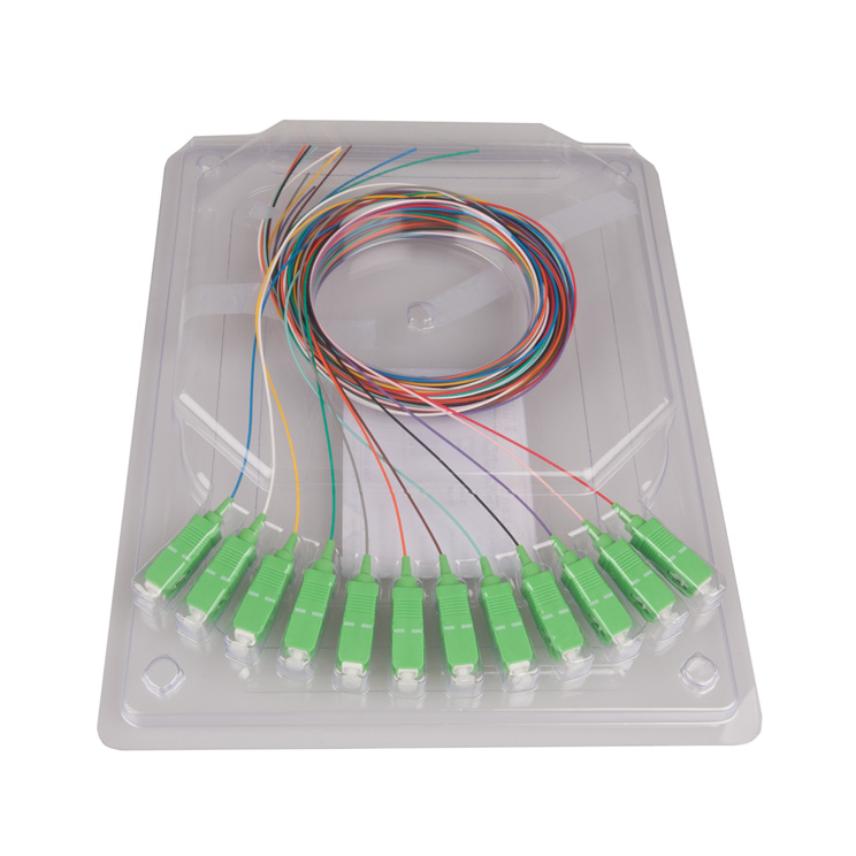 Pigtail S12 1SM G657A1 SC/APC 2 m 12-pcs