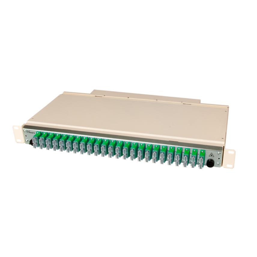 ODF-Enhet 19 tum 1U 48SM SC/APC med mellanstycke