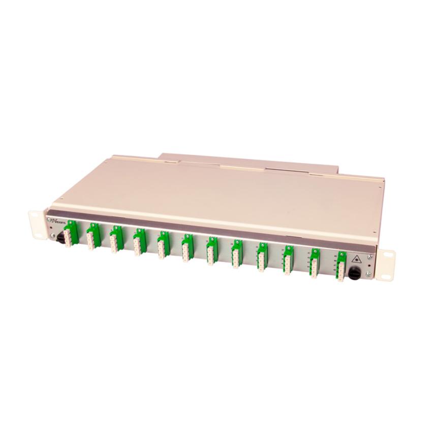 ODF-Enhet 19 tum 1U 48SM LC/APC med mellanstycke