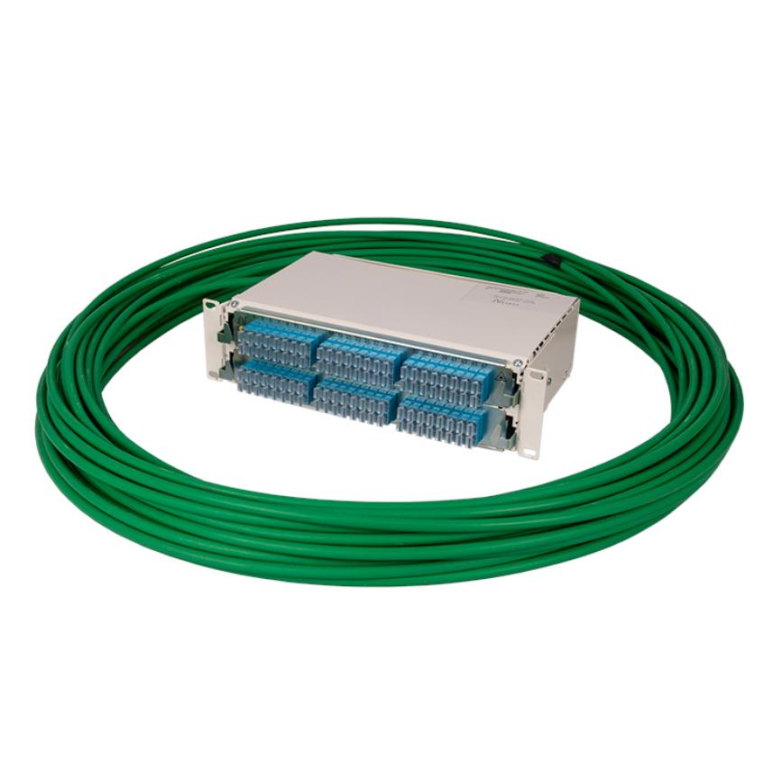 KB1496 Preterminated fiber optic subrack 96SM SC/UPC 200m