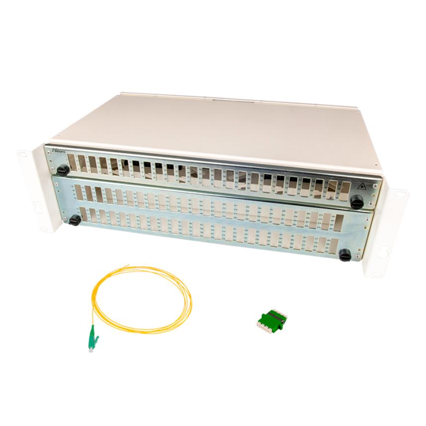 19 inch Subrack 3U with installation kit 288SM LC/APC Pigtail