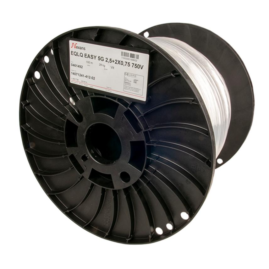 EQLQ Easy™ styr 450/750 V 5G2,5 + 2x0,75