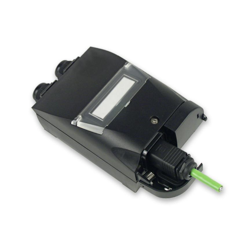 LANmark Industri IP65/67 uttag med 2st skärmade Snap-In kategori 6 svart