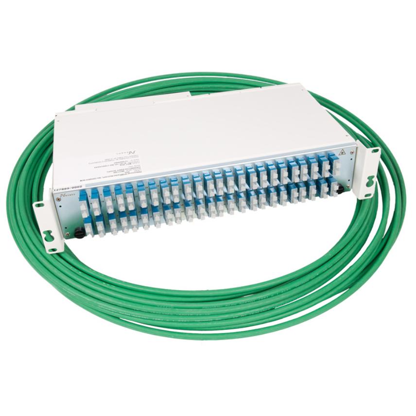 Preconnected Subrack 19 inch 2U 96SM SC/UPC GRHSQ 100 m