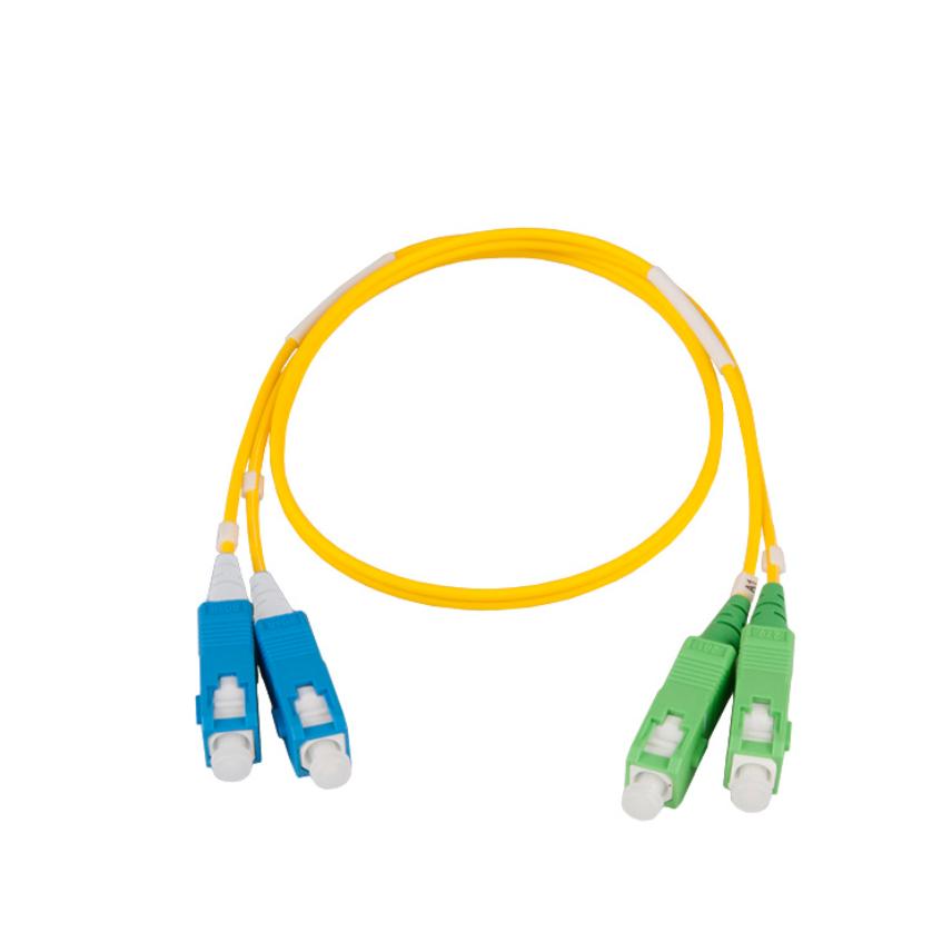 Patch cord 2SM SC/UPC-SC/APC 15m, Yellow