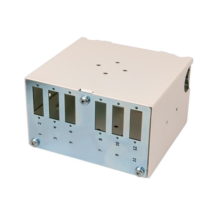 ODF-box for DIN rail 6 SC-duplex